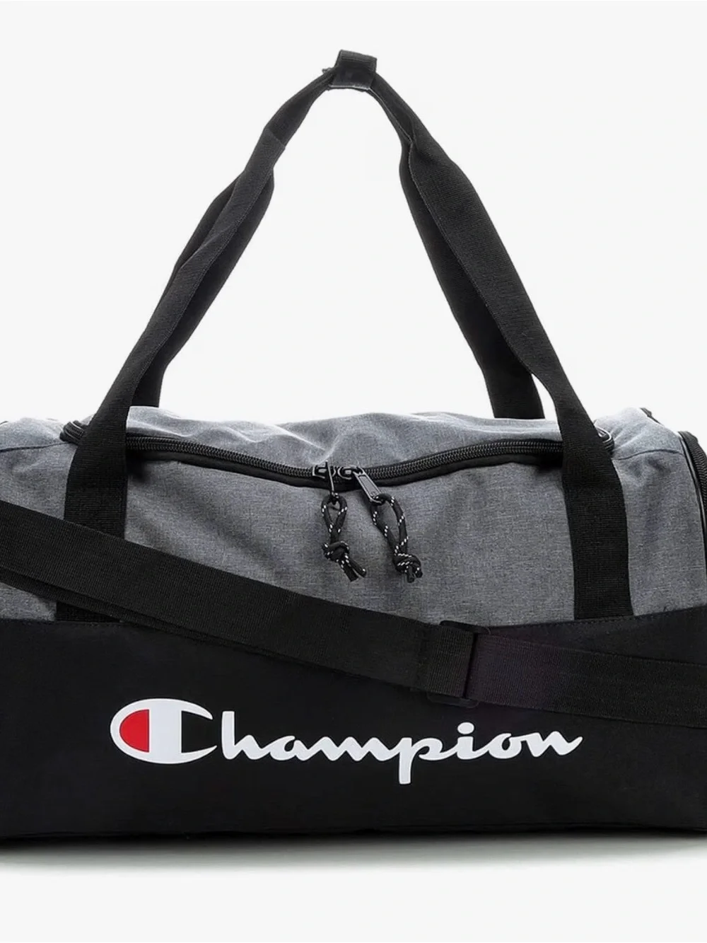 Champion Prologue Duffel Bag - Heather Grey & Black OS NWT